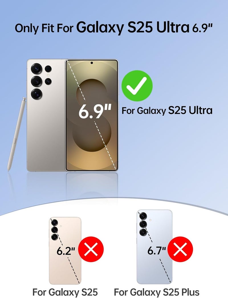 Newdery for Samsung Galaxy S25 Ultra Battery Case 6.9",10000mAh Portable Power Bank with LED Display, Qi Wireless Charger & 20W USB C Fast Charging, Sync-Data Supported Black - Image 2